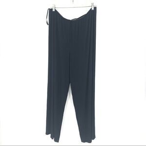 Collections by Lourea Black  Wide Leg stretch Pull On Pants